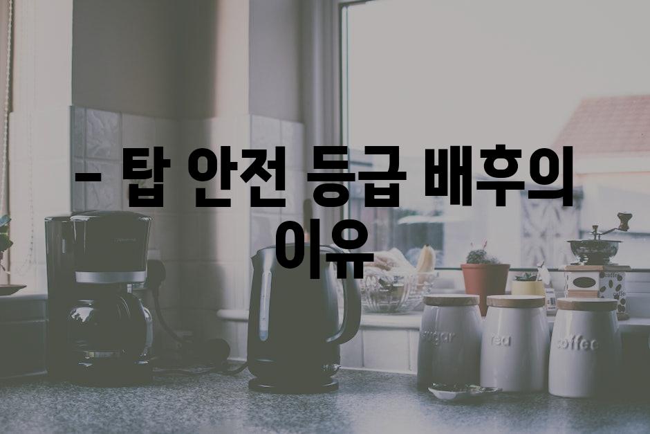 - 탑 안전 등급 배후의 이유