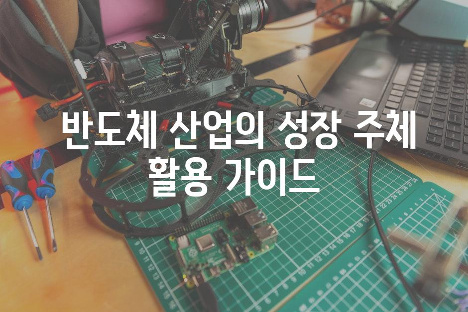  반도체 산업의 성장 주체 활용 가이드