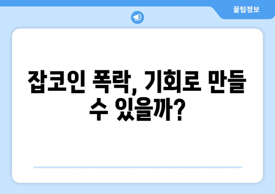 잡코인 폭락, 어떻게 대처해야 할까요? | 하락장, 잡코인 투자, 손실 최소화, 위기 극복 전략